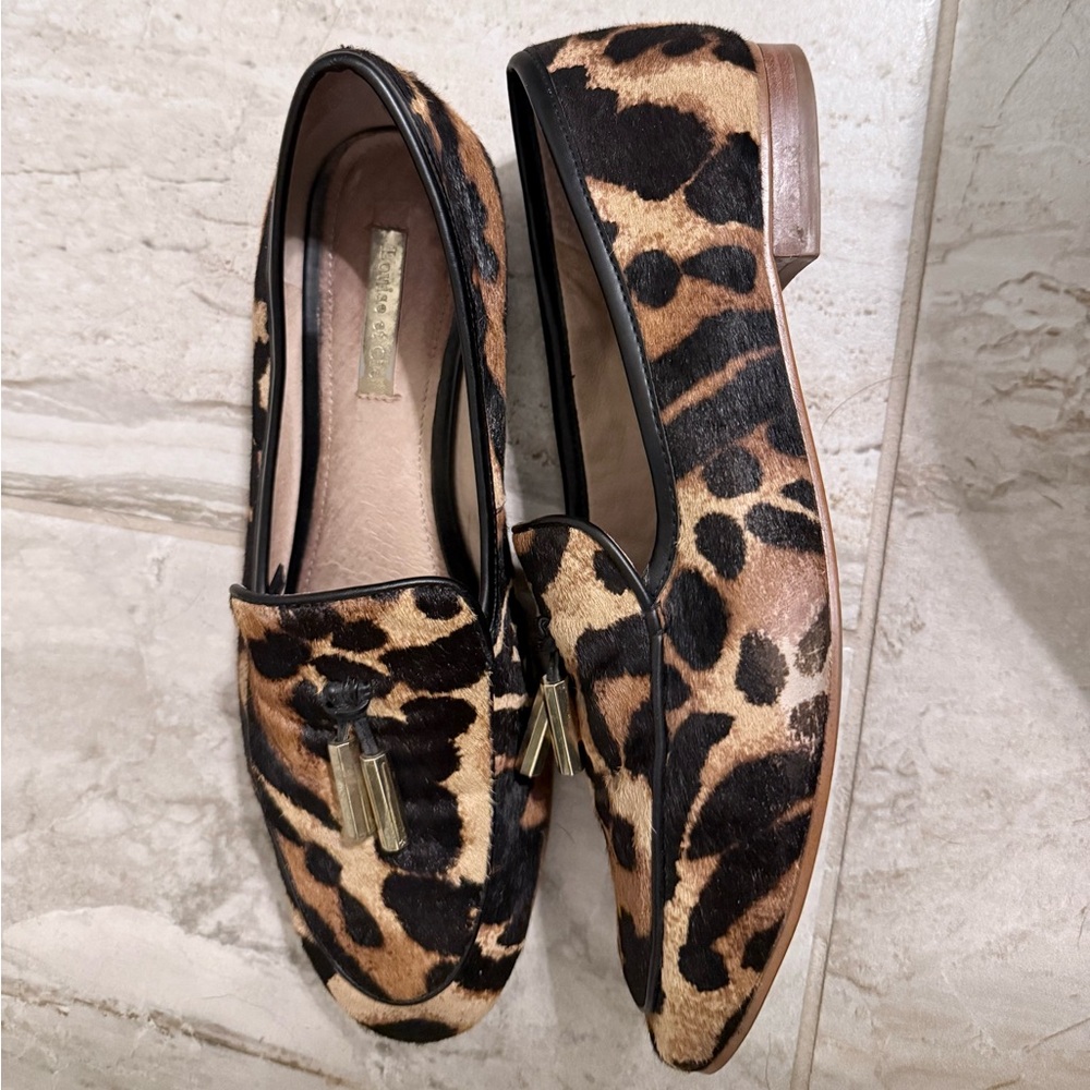 Louise et Cie Leopard Print Loafers // Sz 8 - Picture 3 of 6
